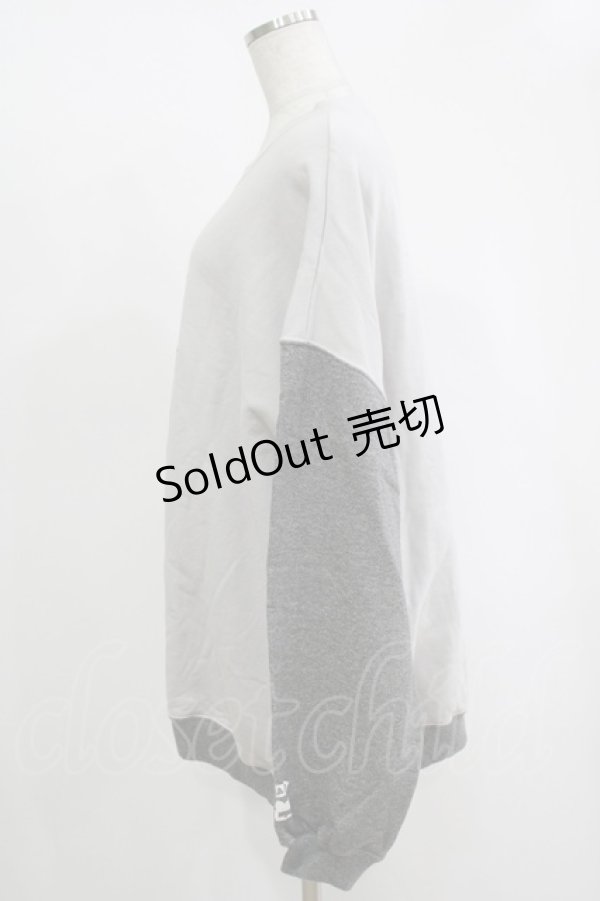 画像2: LAND by MILK BOY / CASTLE SWEATS  ライトグレー H-25-11-17-060-MB-TO-KB-ZH (2)