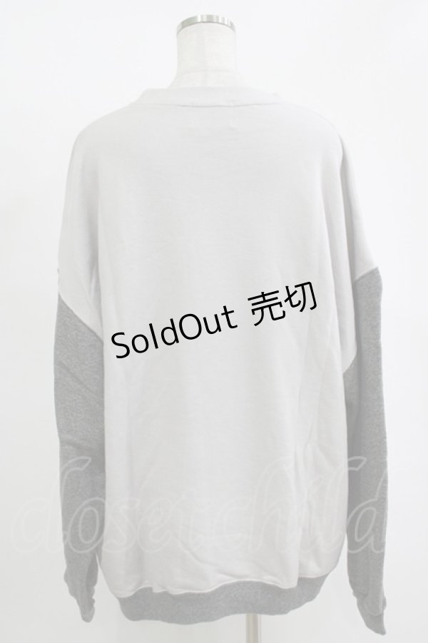 画像3: LAND by MILK BOY / CASTLE SWEATS  ライトグレー H-25-11-17-060-MB-TO-KB-ZH (3)