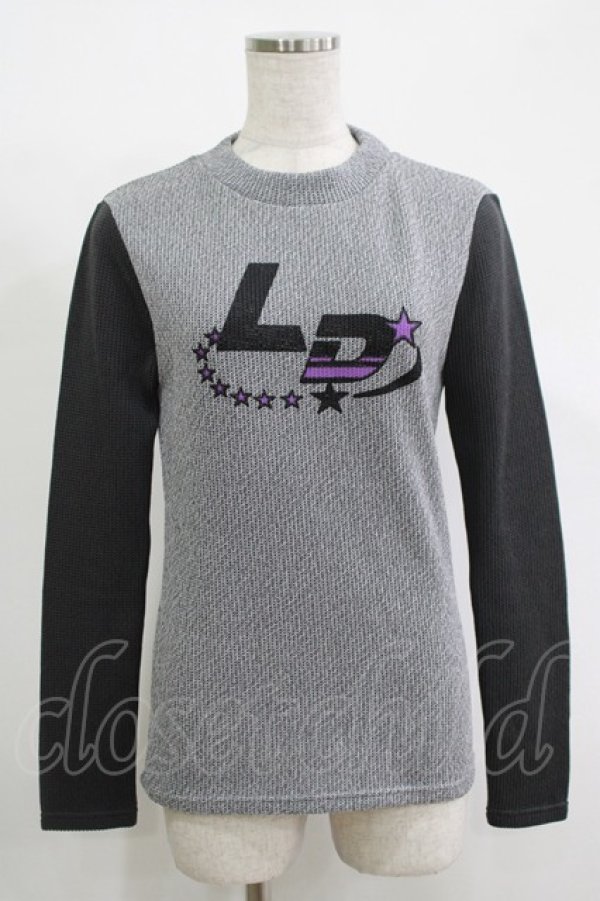 画像1: LAND by MILK BOY / LANDニットトップス  グレー H-25-11-17-062-MB-TO-KB-ZH (1)