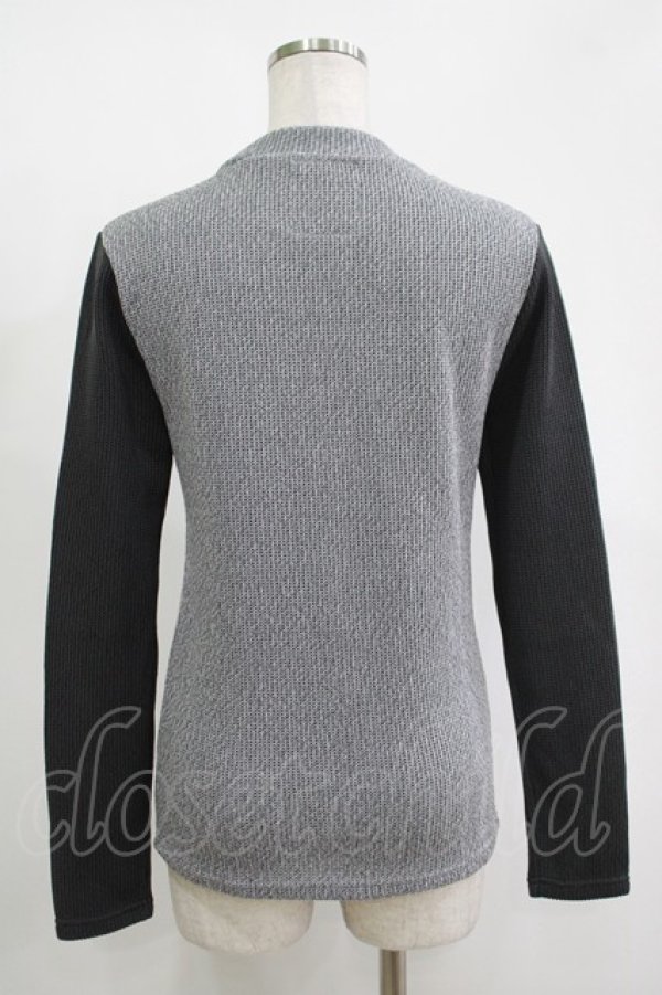 画像3: LAND by MILK BOY / LANDニットトップス  グレー H-25-11-17-062-MB-TO-KB-ZH (3)