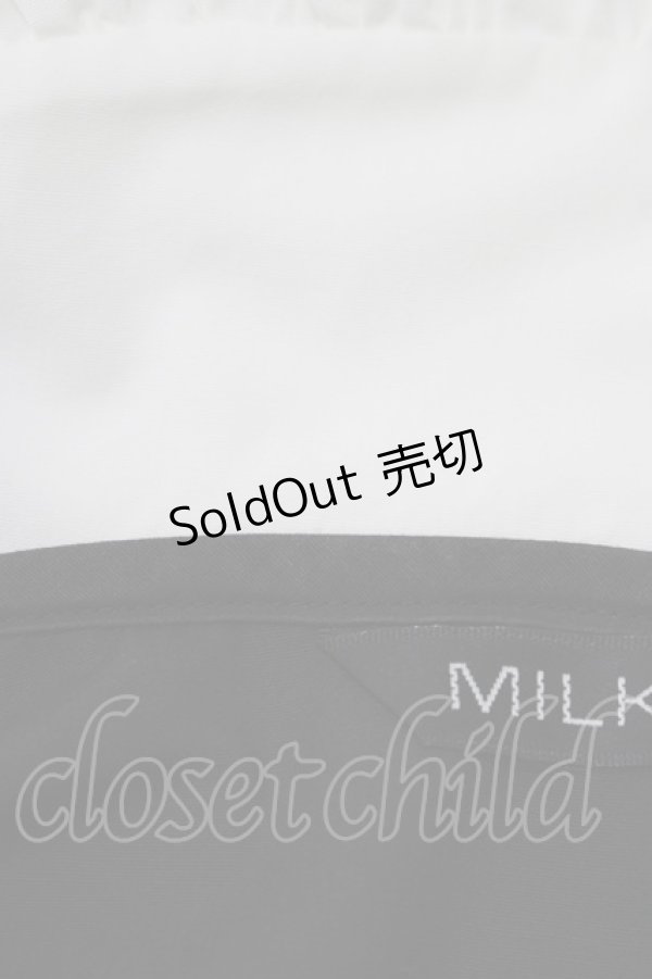 画像4: MILK / Everytimeブラウス  ブラック×ホワイト H-25-11-17-070-ML-BL-KB-ZH (4)