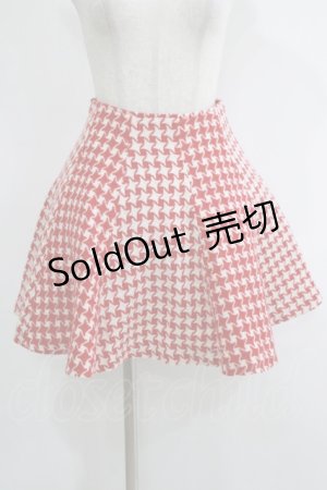 画像: MILK / ニットフレアスカート  レッド H-25-11-17-013-ML-SK-KB-ZH