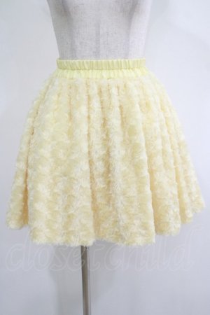 画像: MILK / メレンゲファースカート  クリームイエロー H-25-11-17-015-ML-SK-KB-ZH
