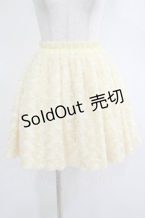 画像: MILK / メレンゲファースカート  クリームイエロー H-25-11-17-015-ML-SK-KB-ZH