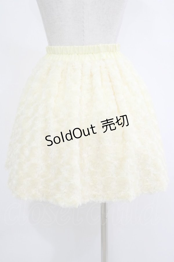 画像3: MILK / メレンゲファースカート  クリームイエロー H-25-11-17-015-ML-SK-KB-ZH (3)