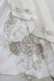 画像5: Ozz oneste / 薔薇刺繍オーバー付きベスト  白 H-25-11-17-020-OO-TO-KB-ZH (5)