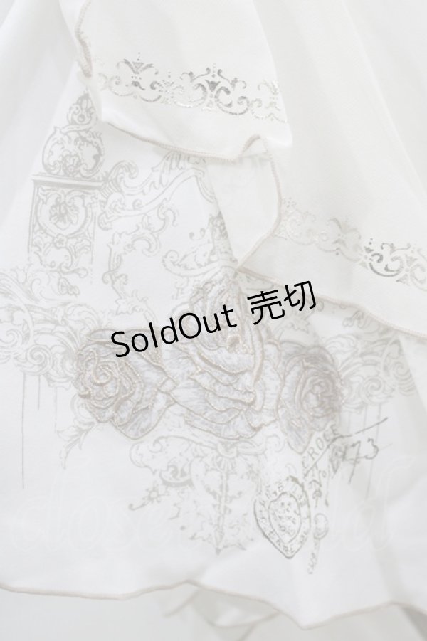 画像5: Ozz oneste / 薔薇刺繍オーバー付きベスト  白 H-25-11-17-020-OO-TO-KB-ZH (5)