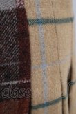 画像4: Jane Marple Dans Le Salon / ウールタータンチェックのラップスカート M ブラウン H-25-11-17-021-JM-SK-KB-ZH (4)