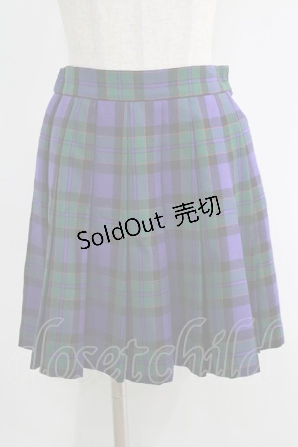 画像1: MILK / Torte Checkミニスカート  ブルーベリージャム H-25-11-17-022-ML-SK-KB-ZH (1)