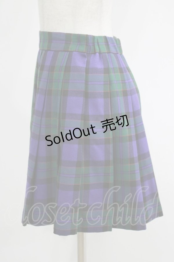 画像2: MILK / Torte Checkミニスカート  ブルーベリージャム H-25-11-17-022-ML-SK-KB-ZH (2)