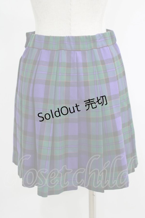 画像3: MILK / Torte Checkミニスカート  ブルーベリージャム H-25-11-17-022-ML-SK-KB-ZH (3)