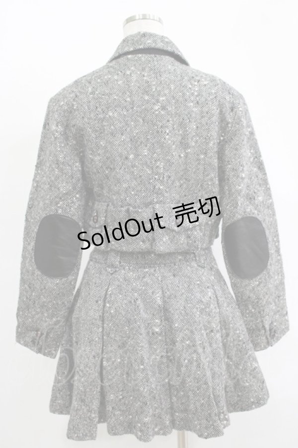 画像3: MILK / ツイードショートジャケット＆スカート  グレー H-25-11-17-023-ML-JA-KB-ZH (3)