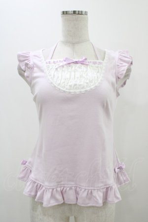 画像: Angelic Pretty / ピュアエンジェルノースリーブカットソー Free ラベンダー H-25-11-18-1039-AP-TO-NS-ZH