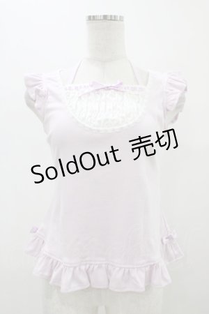 画像: Angelic Pretty / ピュアエンジェルノースリーブカットソー Free ラベンダー H-25-11-18-1039-AP-TO-NS-ZH