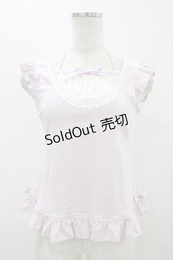 画像1: Angelic Pretty / ピュアエンジェルノースリーブカットソー Free ラベンダー H-25-11-18-1039-AP-TO-NS-ZH (1)