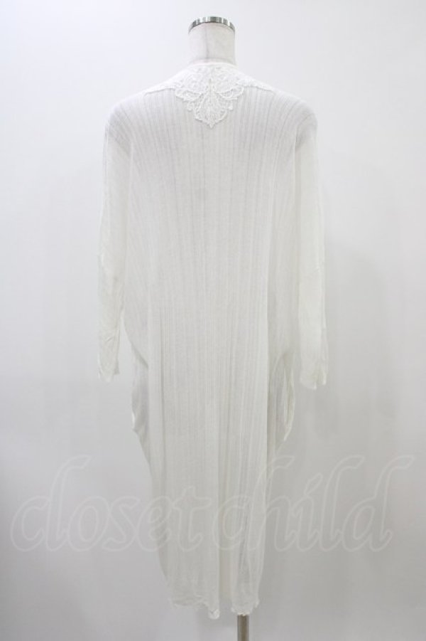 画像2: axes femme / ロングトッパーカーディガン M オフ H-25-11-18-1042-AX-OP-NS-ZH (2)