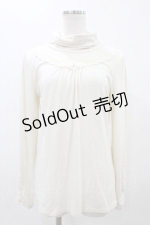 画像: axes femme / タートルネックレースインナープルオーバー L オフ H-25-11-18-1051-AX-TO-NS-ZH