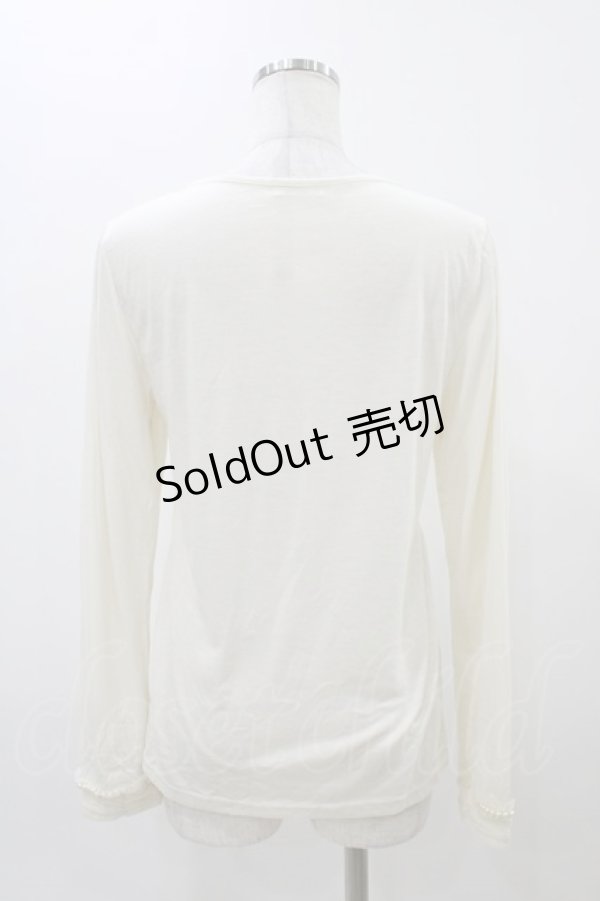 画像2: axes femme / ドットチュールトップス L 生成り H-25-11-18-1052-AX-TO-NS-ZH (2)