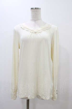 画像: axes femme / 袖ギャザートップス L 生成り H-25-11-18-1054-AX-TO-NS-ZH