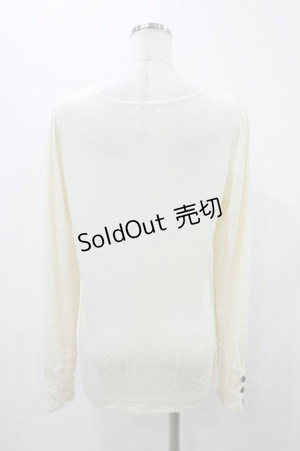 画像2: axes femme / 袖ギャザートップス L 生成り H-25-11-18-1054-AX-TO-NS-ZH (2)