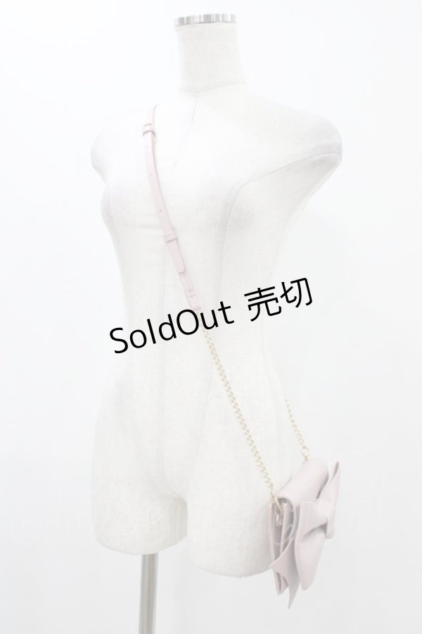 画像2: m petit by misako / AMリボンフラップSLD  ピンク H-25-11-18-1011-LO-BG-NS-ZH (2)