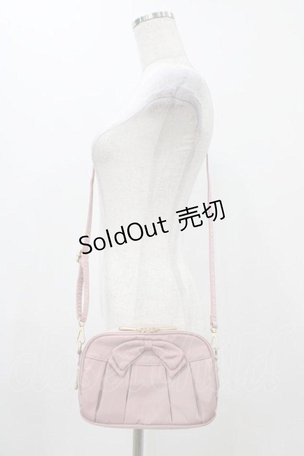 画像1: m petit by misako / AMリボンウォレットSLD  ピンク H-25-11-18-1012-LO-BG-NS-ZH (1)