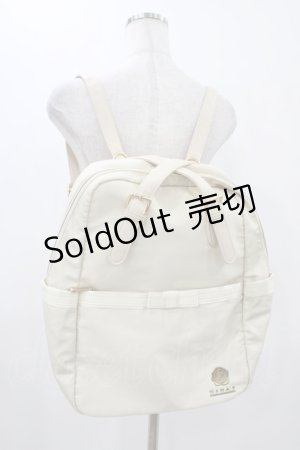 画像: m petit by misako / NINA'S コラボ AM2WAYリュック  アイボリー H-25-11-18-1013-LO-BG-NS-ZH