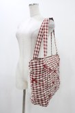 画像2: m petit by misako / ギンガムトートバッグ  レッド H-25-11-18-1014-LO-BG-NS-ZH (2)