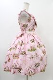 画像3: BABY,THE STARS SHINE BRIGHT / アリスインファンフェア柄リボンジャンパースカート Free ピンク H-25-11-18-1016-BA-OP-NS-ZH (3)