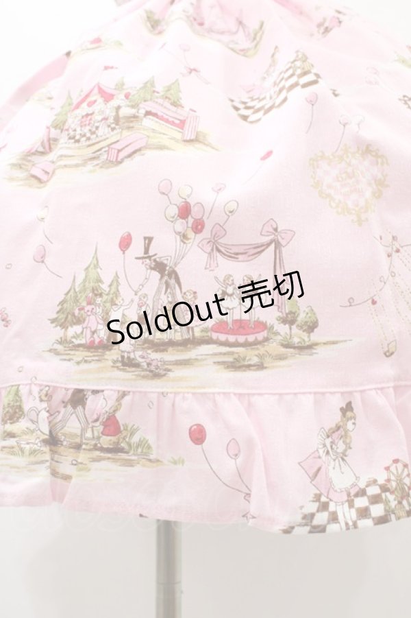 画像5: BABY,THE STARS SHINE BRIGHT / アリスインファンフェア柄リボンジャンパースカート Free ピンク H-25-11-18-1016-BA-OP-NS-ZH (5)