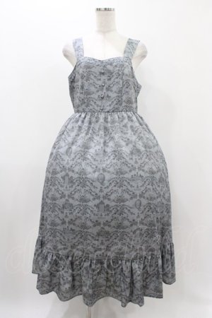 画像: m petit by misako / MSKトワルドジュイジャンパースカート LL グレー H-25-11-18-1022-LO-SK-NS-ZH