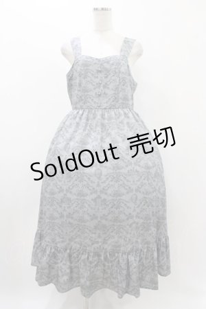 画像: m petit by misako / MSKトワルドジュイジャンパースカート LL グレー H-25-11-18-1022-LO-SK-NS-ZH