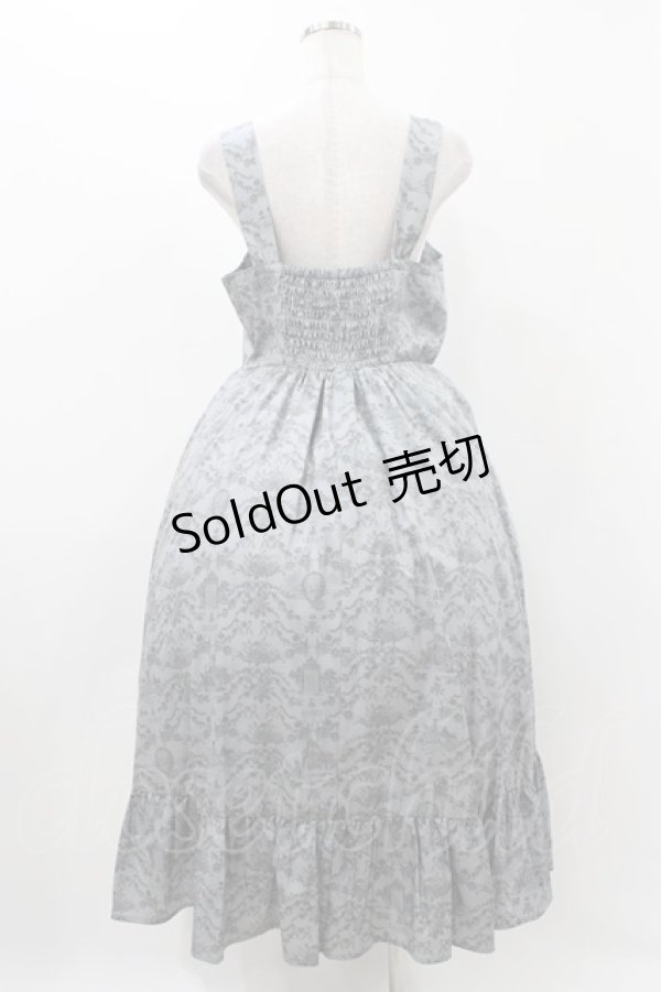 画像2: m petit by misako / MSKトワルドジュイジャンパースカート LL グレー H-25-11-18-1022-LO-SK-NS-ZH (2)