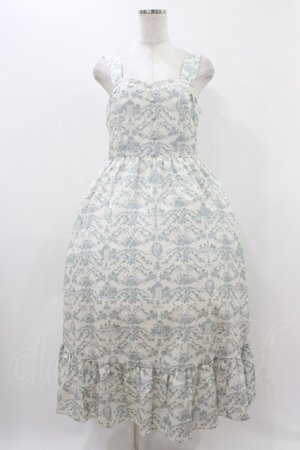 画像: m petit by misako / MSKトワルドジュイジャンパースカート LL オフ/サックス H-25-11-18-1023-LO-SK-NS-ZH