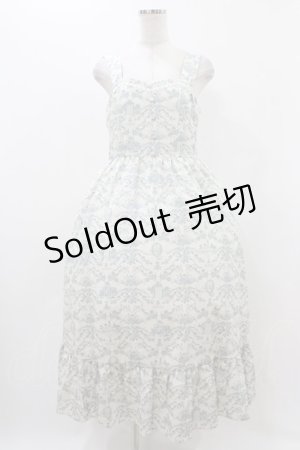 画像: m petit by misako / MSKトワルドジュイジャンパースカート LL オフ/サックス H-25-11-18-1023-LO-SK-NS-ZH