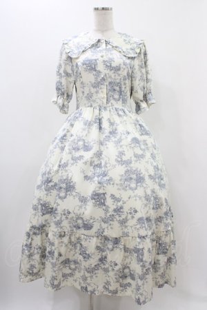 画像: m petit by misako / トワルドジュイOPハンソデ M オフ/サックス H-25-11-18-1024-LO-OP-NS-ZH