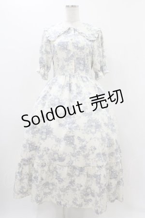 画像: m petit by misako / トワルドジュイOPハンソデ M オフ/サックス H-25-11-18-1024-LO-OP-NS-ZH