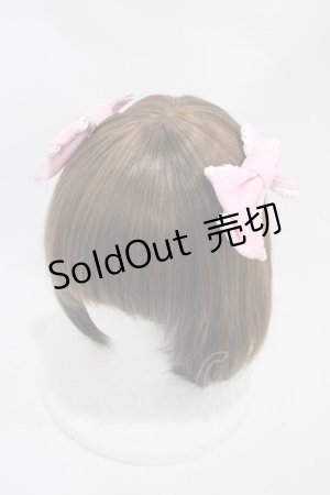 画像: Angelic Pretty / Carnival Little Star Twinリボンクリップ  ピンク H-25-11-18-1003-AP-AC-NS-ZH