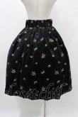 画像2: axes femme / 総刺繍ベロアスカート M ブラック H-25-11-18-1028-AX-SK-NS-ZH (2)