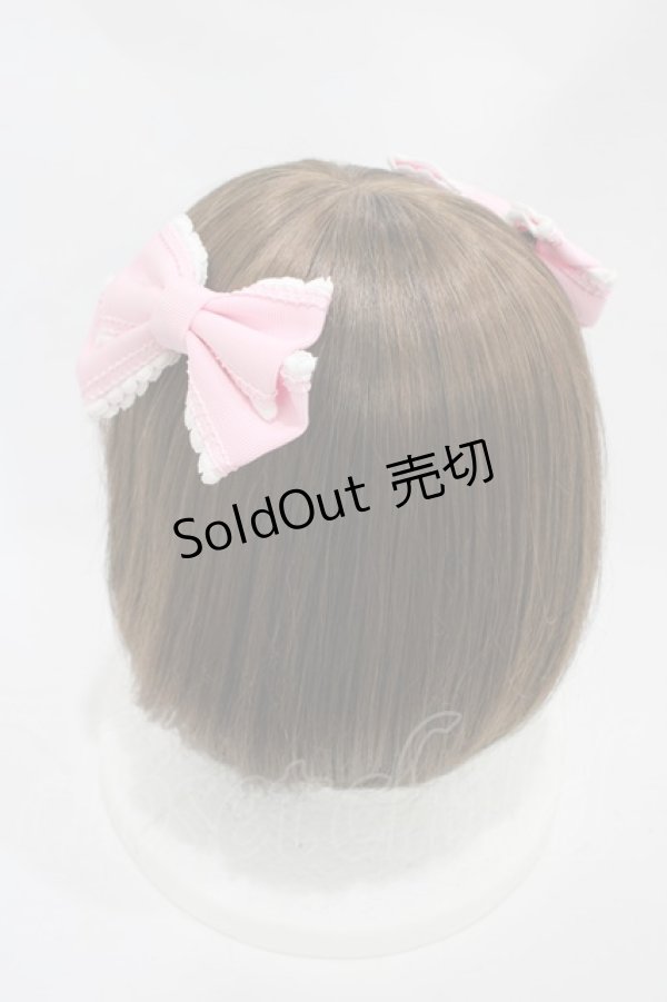 画像2: Angelic Pretty / Carnival Little Star Twinリボンクリップ  ピンク H-25-11-18-1003-AP-AC-NS-ZH (2)