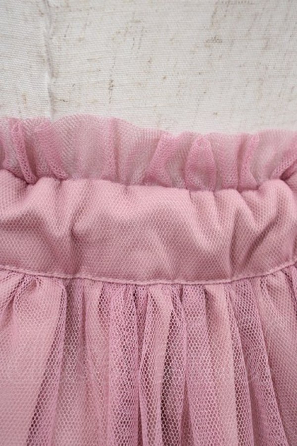 画像3: F&A / グログランリボン使いチュールスカート Free PINK H-25-11-18-1031-LO-SK-NS-ZH (3)