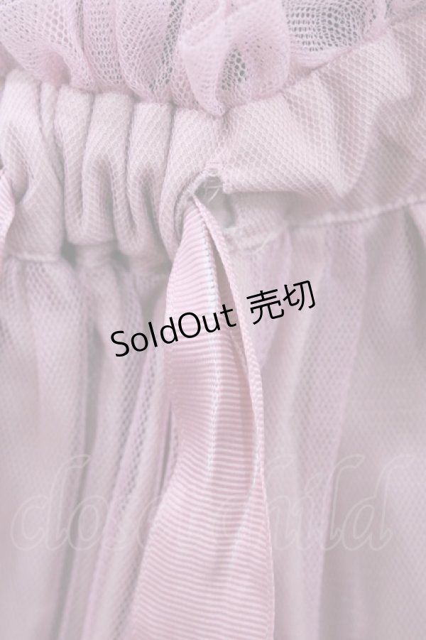 画像4: F&A / グログランリボン使いチュールスカート Free PINK H-25-11-18-1031-LO-SK-NS-ZH (4)