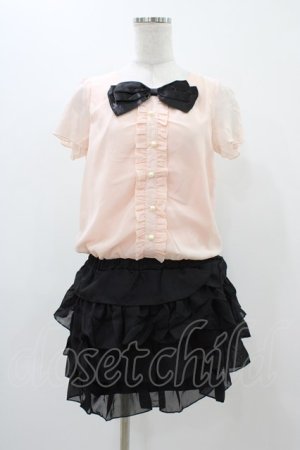 画像: DearMyLove / シフォンワンピース M ピンク H-25-11-18-1033-EL-OP-NS-ZH