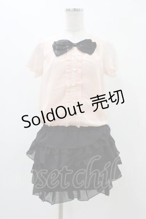 画像: DearMyLove / シフォンワンピース M ピンク H-25-11-18-1033-EL-OP-NS-ZH