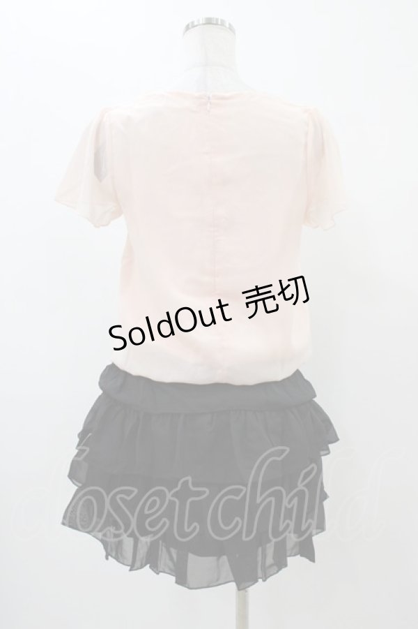 画像2: DearMyLove / シフォンワンピース M ピンク H-25-11-18-1033-EL-OP-NS-ZH (2)
