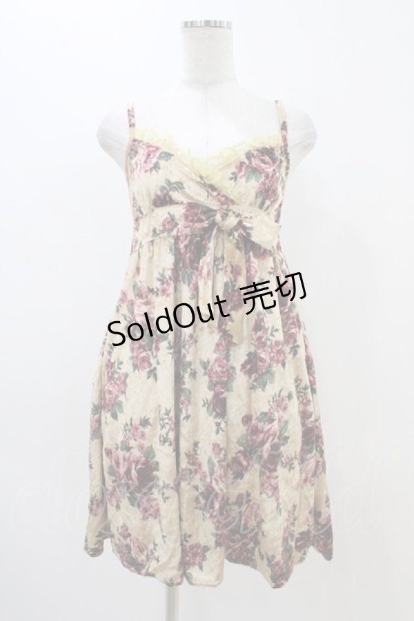 画像1: LIZ LISA / ベロアワンピース Free ベージュ H-25-11-18-1036-LO-OP-NS-ZH (1)