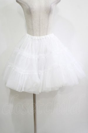 画像: Wunderwelt / オリジナルふわふわパニエ Free ホワイト H-25-11-19-027-EL-SK-NS-ZH