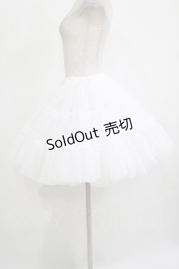 画像2: Wunderwelt / オリジナルふわふわパニエ Free ホワイト H-25-11-19-027-EL-SK-NS-ZH (2)