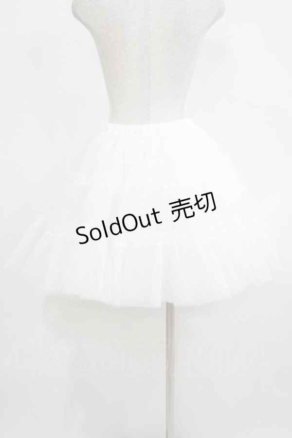 画像3: Wunderwelt / オリジナルふわふわパニエ Free ホワイト H-25-11-19-027-EL-SK-NS-ZH (3)