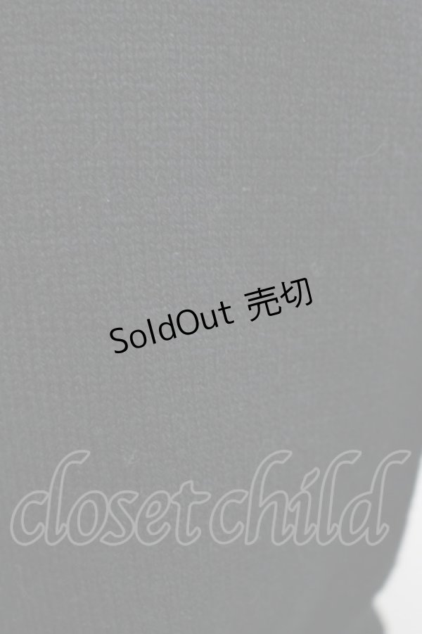 画像4: m petit by misako / AM バラレースニットカーディガン S ブラック H-25-11-19-042-LO-TO-NS-ZH (4)